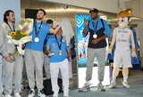 Bronzą Europos čempionate iškovoję graikai sutikti namuose: Antetokounmpo pripažino, kad nemiegojo visą naktį