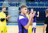 Lietuvos Futsal A lygoje pergales iškovojo favoritai