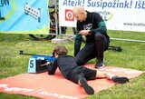 Sostinėje paminėta Tarptautinė biatlono diena: vilniečius šaudyti mokė olimpiečiai