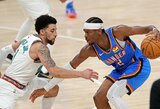 „Thunder“ šventė pergalę panaikindama 29 taškų deficitą