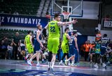 „Anadolu Efes“ komandai sunkiai sekėsi tvarkytis su Blaževičiumi