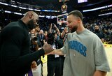 Curry apie galimybę žaisti su LeBronu: „Po visų mūsų dvikovų tai būtų išskirtinė istorija“