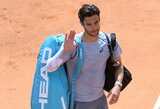 „Roland Garros“ turnyras – be praėjusių metų pusfinalio dalyvio: „Šią žinią priimti yra nepaprastai sunku“