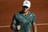 „Roland Garros“: C.Ruudas išgyveno 5 setų trilerį, G.Simono atsisveikinimą paankstino M.Čiličius