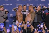 Lenkijoje drebės narvas: Pudzianowskio varžovas Hallas prieš kovą svėrė 151,5 kg