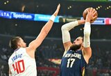 J.Valančiūnas svariai prisidėjo prie „Clippers“ sutriuškinimo