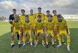 Lietuvos U-19 rinktinės pirmoji dvikova Kipre pasibaigė lygiosiomis
