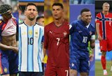 Messi ir Ronaldo nepatenka į 250-uką: paskelbti vertingiausi pasaulio čempionato futbolininkai