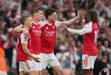 „Fulham“ sutriuškinęs „Arsenal“ sutvirtino „Premier“ lygos lyderio poziciją 