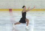 J.Aglinskytė dailiojo čiuožimo varžybose Bulgarijoje buvo netoli prizininkių
