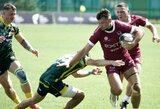 Baltijos regbio „Top“ lygoje – galingas čempionų startas ir antra „Ąžuolo“ pergalė