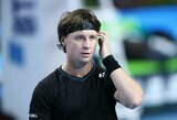 Po „maratoninio“ geimo palūžęs R.Berankis pralaimėjo prieš 12-ąją pasaulio raketę