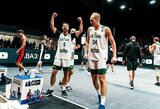 Europos vyrų 3x3 krepšinio čempionatas: įspūdingai atsitiesę lietuviai palaužė prancūzus ir žengė į ketvirtfinalį