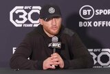 Piktas J.Gaethje: „Bispingui turėjo būti uždrausta prisiartinti prie mikrofono“