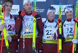 Net ir norvegus aplenkusi Latvijos rinktinė – pasaulio jaunimo biatlono čempionė