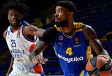 Ketvirtajame kėlinyje atitrūkęs „Maccabi“ nugalėjo „Anadolu Efes“ ekipą