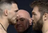 Įvyko paskutinės „UFC 315“ turnyro akistatos: Bukauską su Cutelabą aktyviai prižiūrėjo White'as, Jasudavicius ir Andrade buvo pagarbios viena kitai
