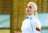 Fantastiškai kovojusi I.Serapinaitė tapo pasaulio taurės varžybų lydere, į medalį taikosi ir L.Asadauskaitė