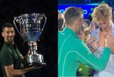 Visų laikų rekordą pagerinęs ir ypatingą trofėjų atsiėmęs N.Djokovičius: „Apie tai svajoja kiekvienas tenisininkas“