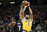 „Lakers“ be L.Jameso nepaliko vilčių „Kings“ 