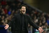 Nepasitenkinimo neslėpęs D.Simeone: „Tapo įprasta, kad teisėjai yra palankūs „Real“, tai neteisinga“ 