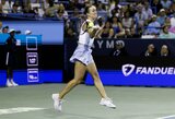 Ukrainietė įteikė rusei „riestainį“ ir žengė į pusfinalį, Swiatek šventė triuškinančią pergalę