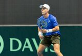 Abiejuose setuose deficitą panaikinęs Vilius Gaubas prasimušė į ketvirtfinalį