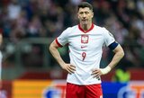 Lenkijos žaidimo problemas prieš Lietuvą vardinęs R.Lewandowskis: „Buvo šiek tiek kankynės“