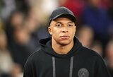 K.Mbappe po pirmojo kėlinio buvo pakeistas, o PSG susitikimą su „Monaco“ baigė be įvarčių