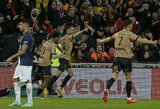 PSG nugalėjęs „Lens“ klubas sumažino atsilikimą nuo „Ligue 1” čempionato lyderių iki 4 taškų