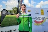 Sidabro medalį Europos jaunimo čempionate iškovojusi E.Adomaitytė: „Tai – šviesuliukas už senelį“