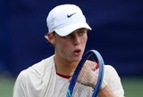Tėvo pėdomis: 17-metis Hewittas debiutavo įspūdinga pergale ATP ture