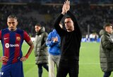 „Teisėjas buvo tikrai blogas“: Xavi negailėjo kritikos raudoną kortelę parodžiusiam arbitrui