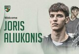 „Kauno Žalgiryje“ rungtyniaus jaunimo rinktinių vartininkas Joris Aliukonis