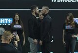 „KOK Mega Series Hero's“ turnyro akistatos ir svėrimai: T.Pakutinskas stūmė varžovą ir sulaukė atsako, S.Maslobojevas svėrė virš 100 kg