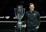 Kovą dėl Laverio taurės geriau pradėjo Europos teniso rinktinė, R.Federeris buvo sutiktas garsiomis ovacijomis