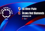 Antradienį FIFA Pasaulio klubų taurėje – Japonijos ir Argentinos kova: dėmesį kaustys vos 17-metis „River Plate“ talentas