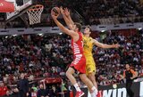 ALBA nesėkmės tęsiasi: neatsilaikė prieš „Olympiacos“ klubą