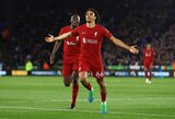 „Liverpool" svečiuose sutriuškino „Leicester City" futbolininkus 