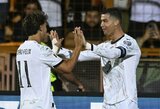 Dublį pelnęs Ronaldo aplenkė Messi, o Portugalija sutriuškino armėnus, Anglija susitvarkė su Andora 