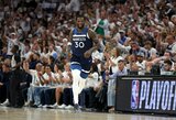 „Timberwolves“ eliminavo „Warriors“ ekipą