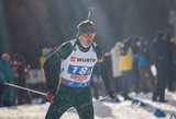 Pasaulio biatlono taurėje – Strolios košmaras šaudykloje ir pergalę mirusiam bičiuliui skyręs Giacomelis