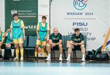 Donatas Gražulis po studentų futsal rinktinės pasirodymo Lenkijoje: „Parodėme, kad mus reikia gerbti“