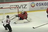 Įspūdingas naujojo vartininko žaidimas, 3 įvarčiai per mažiau nei minutę ir pirmoji „Hockey Punks – Mototoja“ pergalė Baltijos čempionate