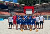 Lietuvos paplūdimio futbolo rinktinė grupių etape liko be pergalės