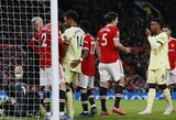 Pamatykite: grubi teisėjų klaida padovanojo „Arsenal“ įvartį rungtynėse prieš „Man Utd“