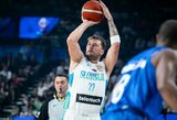 L.Dončičiaus vedama Slovėnija pergalingai pradėjo čempionato kovas