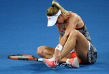 Panikos priepuolį po šokiruojančių WTA vadovo pareiškimų patyrusi ukrainietė atsisakė tęsti turnyrą Indian Velse
