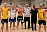 Lietuvos paplūdimio tinklininkai pasiruošimą pradėjo su Latvijos žvaigždėmis