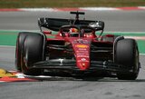 Ch.Leclercas Ispanijoje išplėšė „pole“ poziciją, M.Verstappeno bolidas sugedo lemiamu metu, varžovų bolido kopijavimu įtarta „Aston Martin“ nesužibėjo